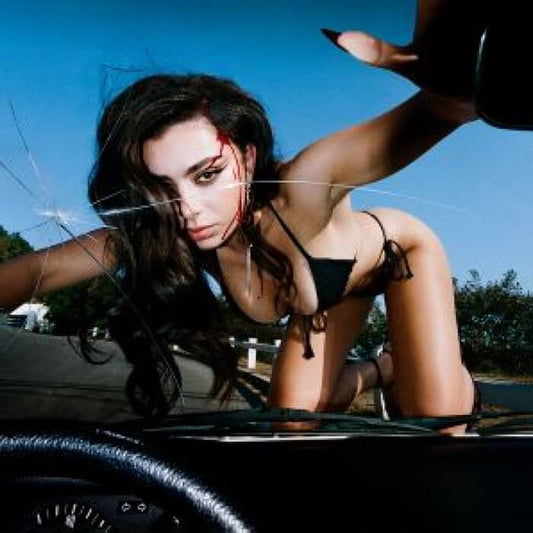 Charli XCX - Crash - Red & Black marble Disc