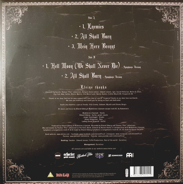 ELEINE - All Shall Burn LP